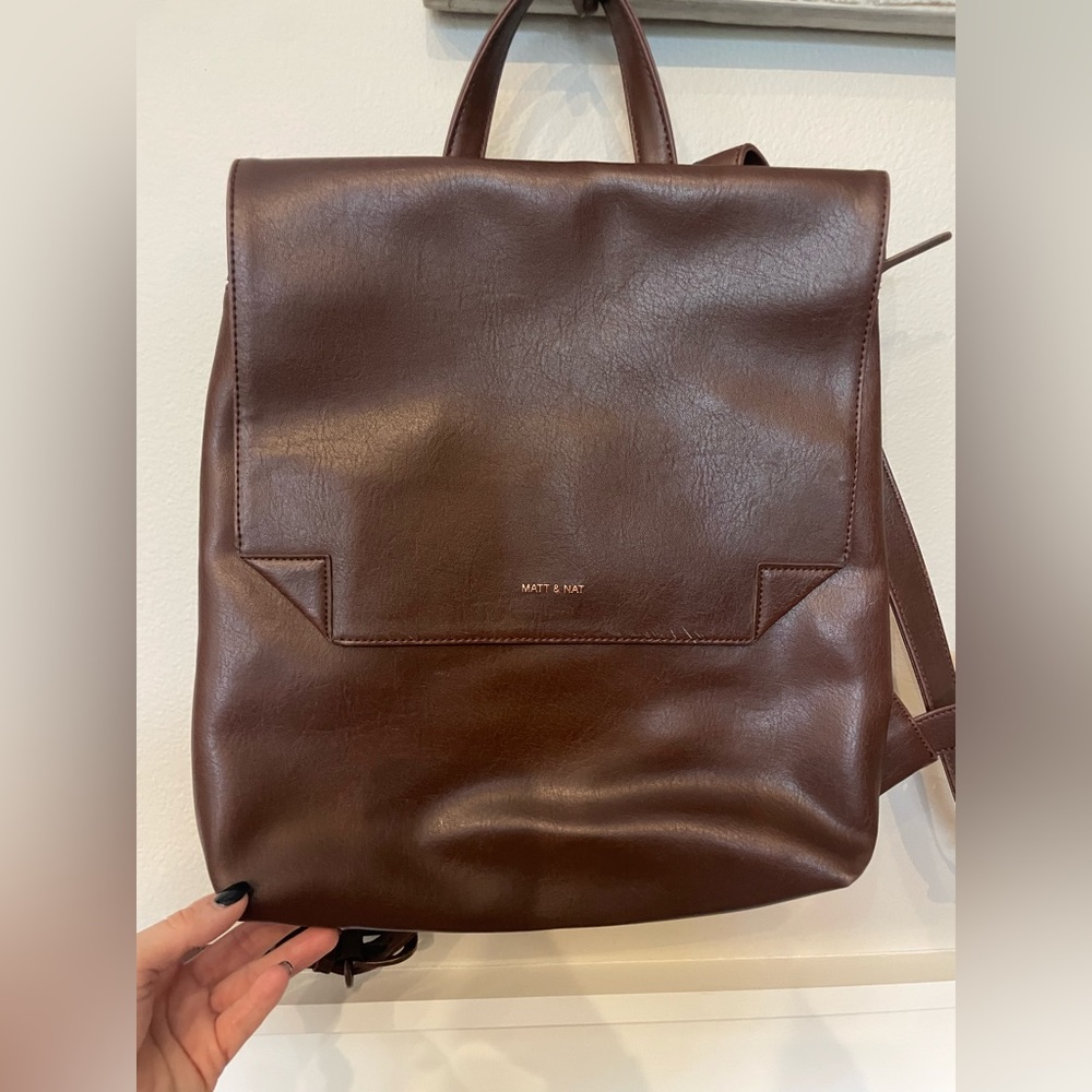 Matt & Nat leather backpack